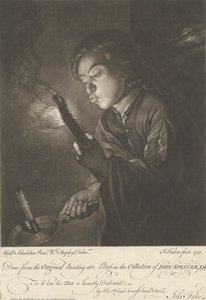 Bir mum yakan çocuk by John Faber the younger