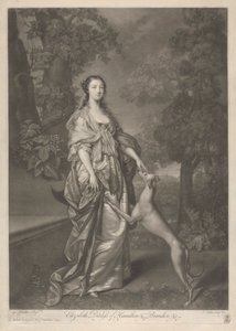 Elizabeth, Hamilton Düşesi by John Faber the younger