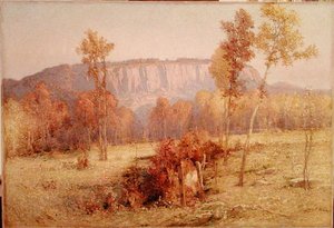 East Rock, New Haven, c.1901 (tuval üzerine yağlı boya)