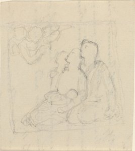 Meleklerin Hitap Ettiği Bir Aile by John Flaxman