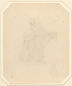 Yetişkin ve İki Çocuk by John Flaxman