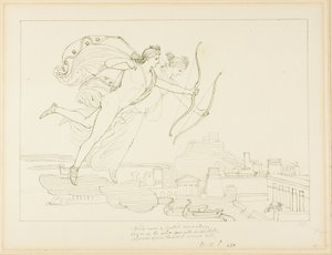 Apollo ve Diana by John Flaxman
