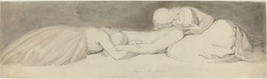 Etkilenenleri Rahatlatmak by John Flaxman