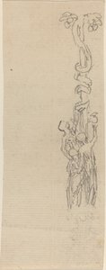 Hesper Elmalarını Toplayan Üç Güzeli Temsil Eden Şamdan Tasarımı by John Flaxman