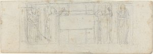 Bir Anıt için Tasarım by John Flaxman