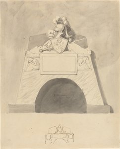 Bir Anıt için Tasarım by John Flaxman
