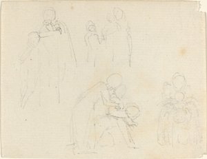 Dört Grup Figür by John Flaxman
