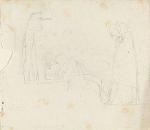 Beş Figür Grubu by John Flaxman