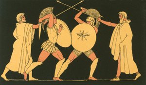 Ibisobanuro birambuye kuri Atlas yo muri Katolika, 1375 ki by John Flaxman