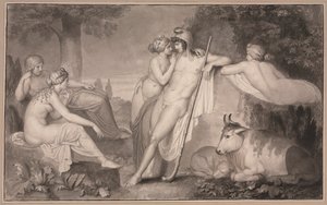 Paris ve Oenone, 1791. by John Flaxman