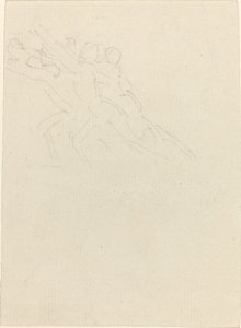 Kolları Kaldırılmış Koşu Figürleri by John Flaxman
