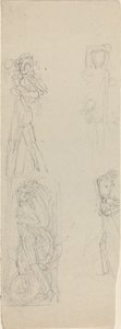 Çalışma Sayfası [recto ve verso] by John Flaxman
