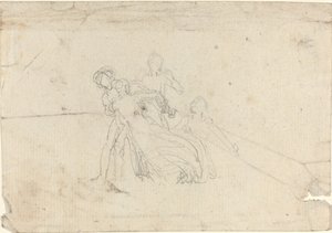 Çalışma Sayfası [recto ve verso] by John Flaxman