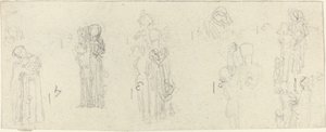 Çalışma Sayfası [recto ve verso] by John Flaxman