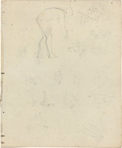 Çalışma Sayfası [recto ve verso] by John Flaxman