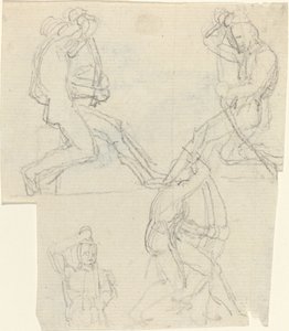 Çalışma Sayfası [recto ve verso] by John Flaxman