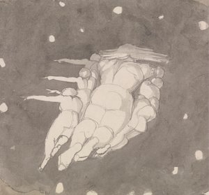 Göklerin Yaratılışı by John Flaxman
