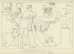 mutlu adam by John Flaxman