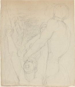 İki Dövüş Figürü by John Flaxman