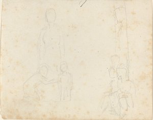 İki Grup Figür by John Flaxman