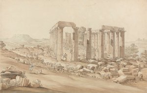 Bassai, Phigalea'daki Apollo Epicurius Tapınağı by John Foster