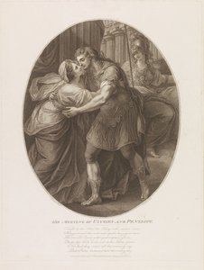 Francesco Bartolozzi tarafından oyulmuş Ulysses ve Penelope