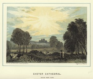 Exeter Katedrali, güney batı görünümü