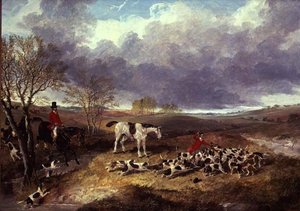 Cambridgeshire Hunt: Ölüm (tuval üzerine yağlı boya)