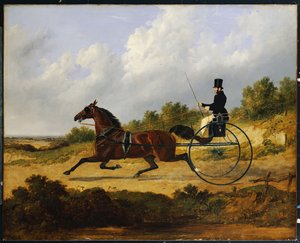 "Güven", bir damat tarafından yönetilen bir konser çizimi, 1842 by John Frederick Herring Senior