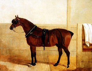 Koşumdaki Ödül Shire Atı by John Frederick Herring Senior