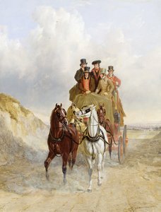 Yolda Kraliyet Posta Koçu, 1841 by John Frederick Herring Senior