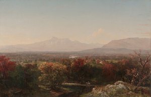 Beyaz Dağlarda Bir Ekim Günü, 1854 by John Frederick Kensett