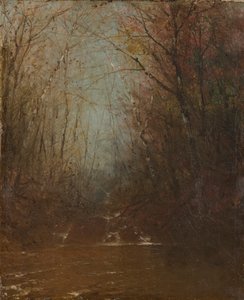 Stream ile Orman İç, yaklaşık. 1860-1870. by John Frederick Kensett