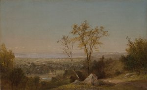 Champlain Gölü by John Frederick Kensett