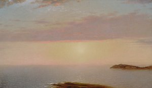 Gün batımı, 1872. by John Frederick Kensett