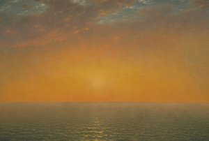 Denizde Günbatımı by John Frederick Kensett