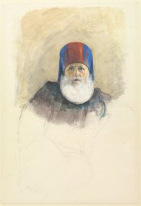 Mehmet Ali Paşa için Çalışma, c. 1844. by John Frederick Lewis