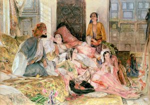Harem, 1850 dolayları by John Frederick Lewis
