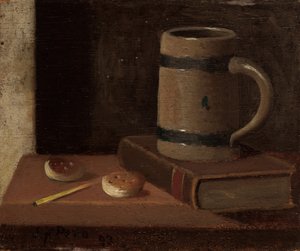 Kupa, Kitap, Bisküvi ve Kibrit by John Frederick Peto