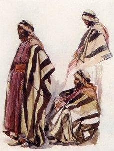Tatil Elbiseli Fellah (renkli taş) by John Fulleylove