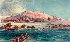Denizden Joppa, 1902. by John Fulleylove