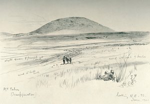 Tabor Dağı, 1902. by John Fulleylove