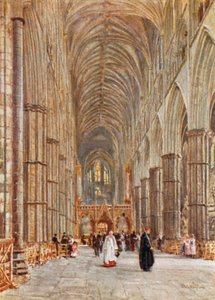 Westminster Manastırı nef by John Fulleylove
