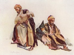 Suriye Çobanları ve Çoban Çocuk by John Fulleylove