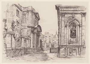 Ashmolean Müzesi (lito) by John Fulleylove