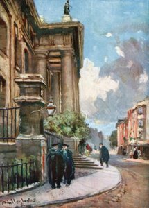 The Clarendon Building, Broad Street (renkli litografi)