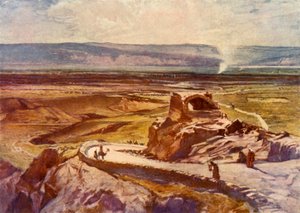 Moab Dağlarına Bakarken Eriha Ovası, 1902.