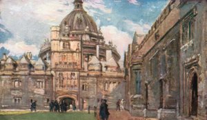 Radcliffe Kütüphanesi ya da Camera Bodleiana, Brasenose College Quadrangle