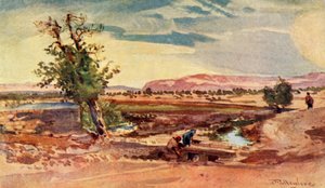 Elişa'nın Pınarından Akan Dere, 1902. by John Fulleylove