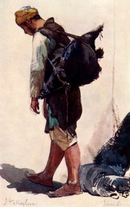 Su Taşıyıcı Ayakta Figür, 1902. by John Fulleylove